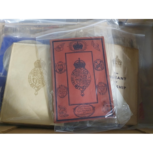 707 - Two boxes containing Ephemera, Photographs, Newspapers regarding early 20th Century Royal Family, Co... 