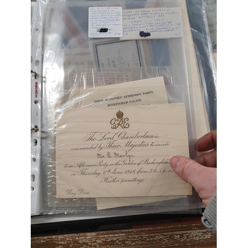 711 - Two Folders of Ephemera relating to George IV including a Coronation Ticket to his Coronation at Wes... 