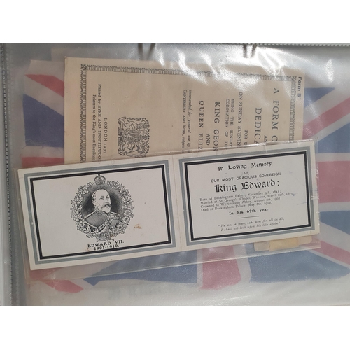 711 - Two Folders of Ephemera relating to George IV including a Coronation Ticket to his Coronation at Wes... 