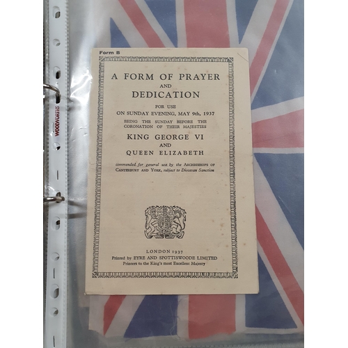 711 - Two Folders of Ephemera relating to George IV including a Coronation Ticket to his Coronation at Wes... 