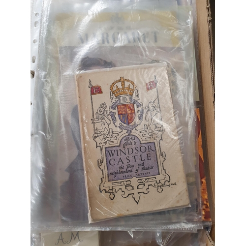 714 - Two boxes of Royal ephemera and memorabilia mostly relating to Prince Charles and Lady Diana, includ... 