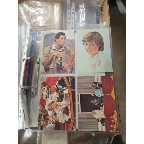 714 - Two boxes of Royal ephemera and memorabilia mostly relating to Prince Charles and Lady Diana, includ... 