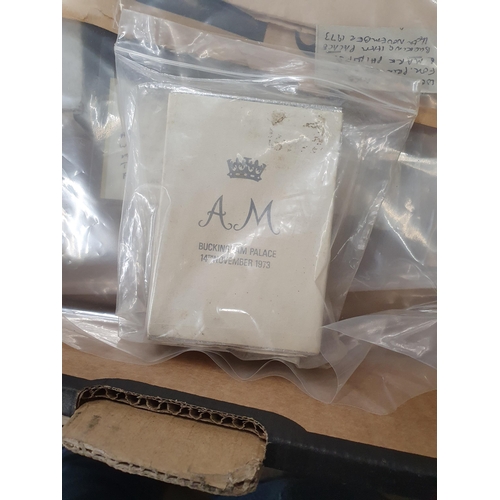 714 - Two boxes of Royal ephemera and memorabilia mostly relating to Prince Charles and Lady Diana, includ... 