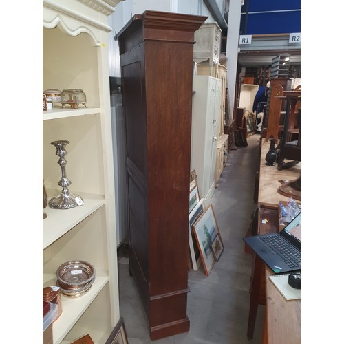 16 - An oak astragal glazed Bookcase with four adjustable shelves and fitted drawer to base, 6ft 4