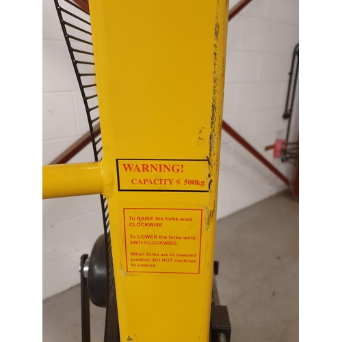 41 - A TotalLifter Winch Stacker – Serial No. A117880 – Capacity 500kg (Sold as Seen – Untested with Weig... 