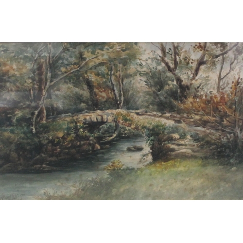 415 - EDWARD SMITH. Hartlebury, Worcestershire, signed, watercolour, 7 1/2 x 9 3/4 in; together with a wat... 