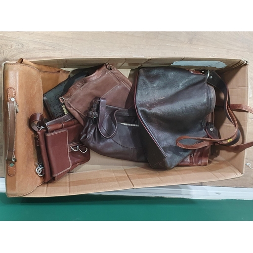 225 - A box containing a selection of purses and handbags (R3)