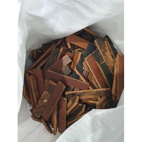 262 - A quantity of reclaimed hardwood five finger Parquet Flooring (Vendor believes Approx 30 SQ M). (R5)... 