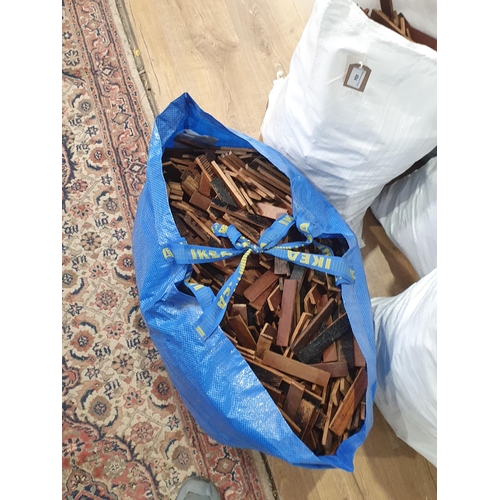 262 - A quantity of reclaimed hardwood five finger Parquet Flooring (Vendor believes Approx 30 SQ M). (R5)... 