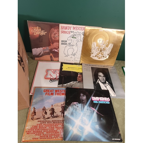 286 - A Box of assorted Vinyl Records, (R9).