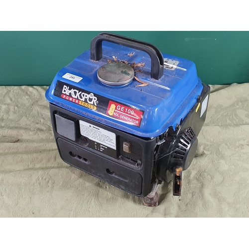 290 - A Blackspur GE100 Petro Generator (R10)