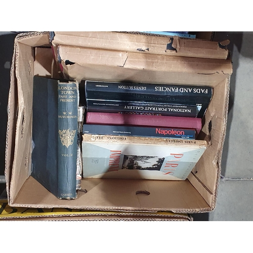 378 - Four Boxes of assorted Books including, Architecture, Landscape, Photography, etc. (R5).