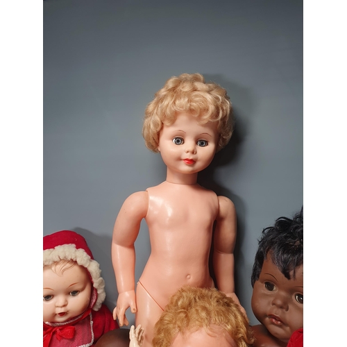 41 - Nine assorted Vintage Dolls (Some A/F). (R3).