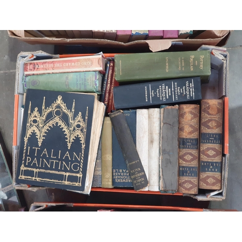 532 - Four Boxes of Books including Henry Stephens, The Book of The Farm 