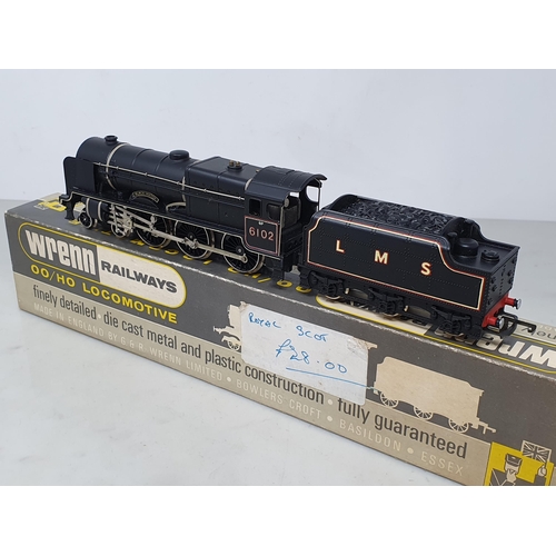 100 - A boxed Wrenn 2261 Royal Scot Class Locomotive 'Black Watch' in LMS lined black livery, box G (large... 