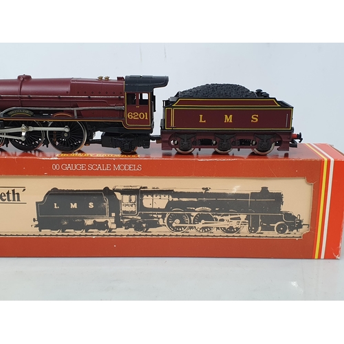 113 - A boxed Hornby 00 gauge R.832 'Princess Elizabeth' Locomotive in LMS maroon livery