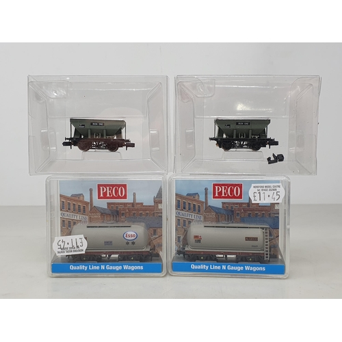 118 - A Graham Farish by Bachmann N gauge 08 Class diesel Shunter (one side cover missing), two boxed Grah... 