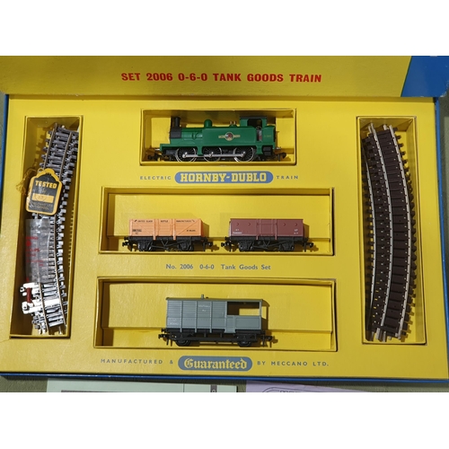 12 - A boxed Hornby Dublo 2006 late 0-6-0 Tank Goods Set, unused, superb box. Locomotive and wagons all i... 