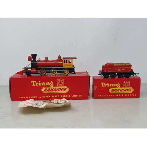 122 - A boxed Triang 00 gauge R.358S 'Old Time Davy Crockett' Locomotive complete with instructions and un... 