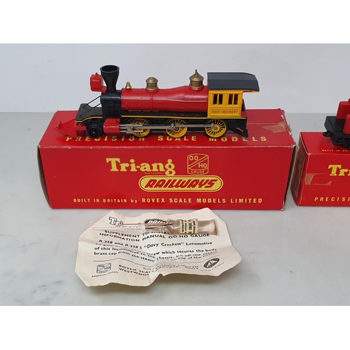 122 - A boxed Triang 00 gauge R.358S 'Old Time Davy Crockett' Locomotive complete with instructions and un... 