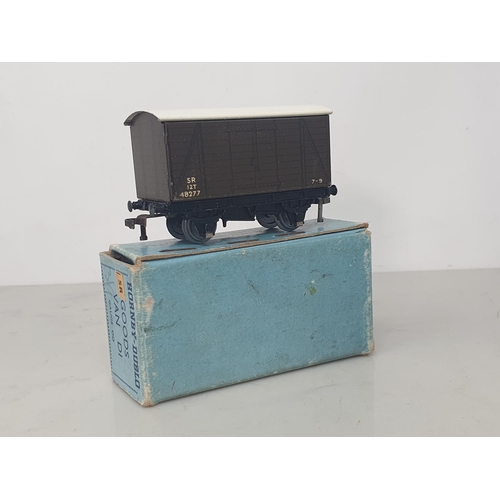 16 - A boxed Hornby Dublo D1 SR Goods Van, Nr M-M. The van has a couple of pin point marks to one side, B... 