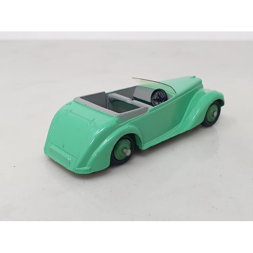 176 - A Dinky Toys 38e light green Armstrong Siddeley Coupe with grey hubs, Nr M-M