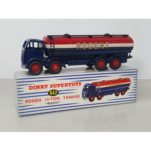 179 - A boxed Dinky Supertoys No.942 Foden 'Regent' Tanker, Nr M-M, box superb