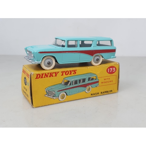 186 - A boxed Dinky Toys No.173 turquoise Nash Rambler, Nr M-M, box Ex