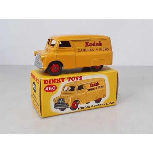 188 - A boxed Dinky Toys No.480 Bedford 'Kodak' Van, Nr M-M, box superb