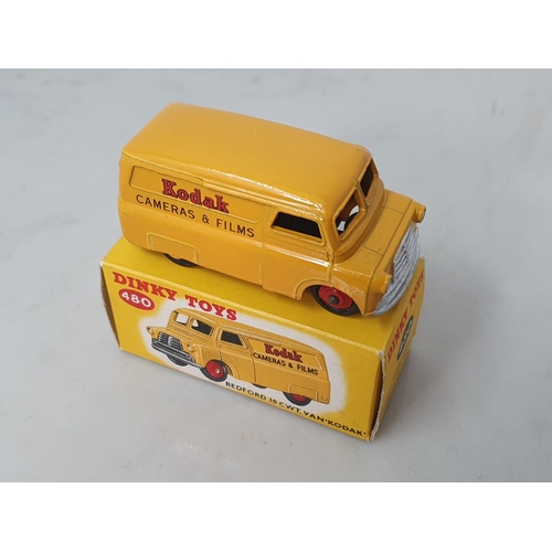 188 - A boxed Dinky Toys No.480 Bedford 'Kodak' Van, Nr M-M, box superb