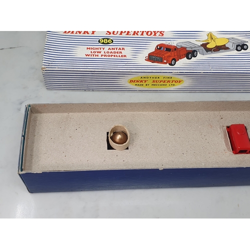 193 - A boxed Dinky Supertoys No.986 Mighty Antar with propeller, Nr M-M, box Ex with all packing