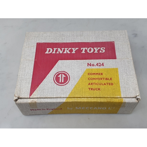 201 - A boxed Dinky Toys No.424 Commer Convertible Articulated Truck, Nr M-M, box superb