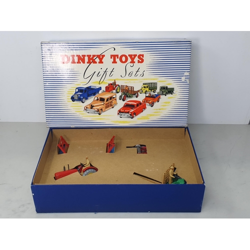 211 - A Dinky Toys No.1 Farm Gear Gift Set, superb throughout. Box has no splits or repairs, base card and... 