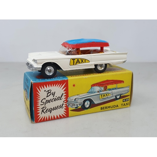 218 - A boxed Corgi Toys No.430 Bermuda Taxi, Nr M-M, box Ex plus