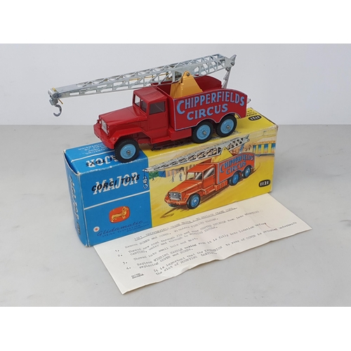 220 - A boxed Corgi Toys No.1121 Chipperfield's Circus Crane Truck, Nr M-M, box Ex, end opening with packi... 