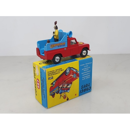 221 - A boxed Corgi Toys No. 487 Chipperfield's Circus Land Rover Parade Vehicle, Nr M-M, box Ex plus with... 