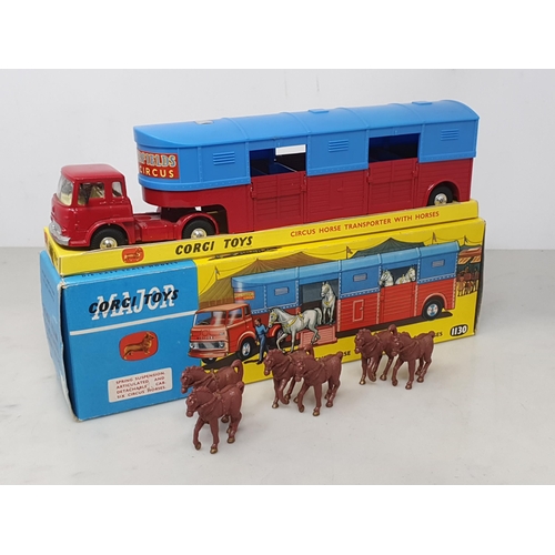 223 - A boxed Corgi Toys No.1103 Horse Box with Horses, Nr M-M, box Ex plus with all packing