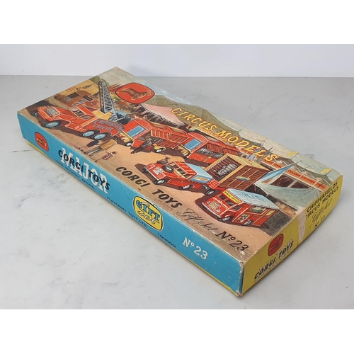 225 - A boxed Corgi Toys Gift Set No.23 Chipperfield's Circus Set, Nr M-M, box Ex plus