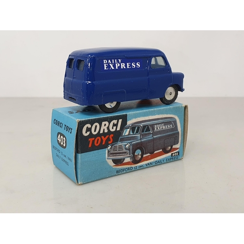 226 - A boxed Corgi Toys Bedford 12 cwt 'Daily Express' Van, Nr M-M, box superb