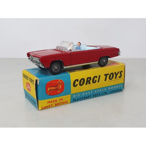 228 - A boxed Corgi Toys No.246 Chrysler Imperial, Nr M-M, box Ex