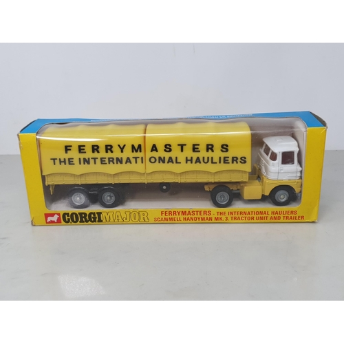 230 - A boxed Corgi Toys No.1147 'Ferrymasters' Scammel Handyman Mk.3 Tractor Unit and Trailer, Nr M-M, bo... 