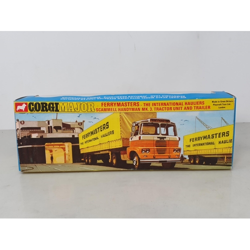 230 - A boxed Corgi Toys No.1147 'Ferrymasters' Scammel Handyman Mk.3 Tractor Unit and Trailer, Nr M-M, bo... 