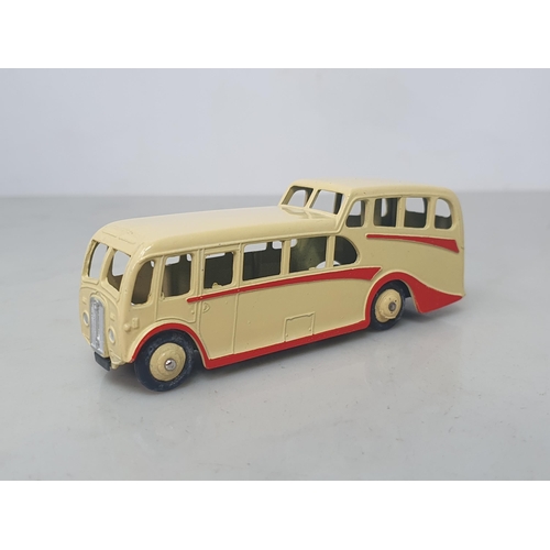 24 - A Dinky Toys 29f Observation Coach, cream with cream hubs, ideal for the layout, mint condition