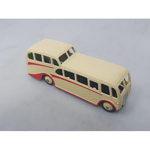 24 - A Dinky Toys 29f Observation Coach, cream with cream hubs, ideal for the layout, mint condition