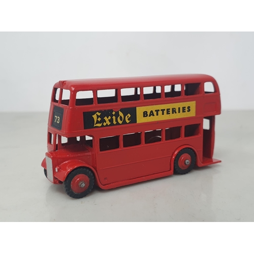 25 - A Dinky Toys 291 'Exide' double decker Bus, mint condition, ideal for the layout