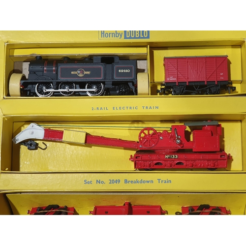 3 - A boxed Hornby Dublo 2049 Breakdown Train Set, unused in mint condition. Contents in mint condition ... 