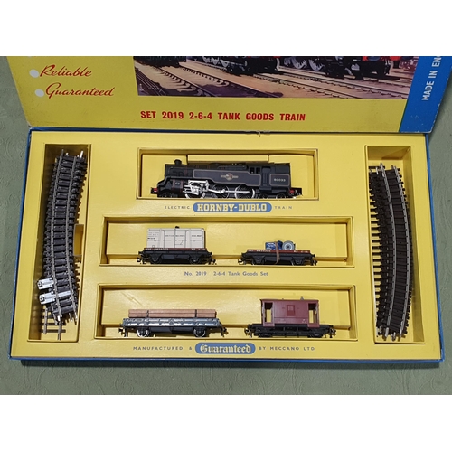 35 - A boxed Hornby Dublo 2019 2-6-4T Goods Set, unused with literature. This is the first version with m... 