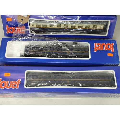 352 - Five boxed Jouef HO scale CIWL Pullman Coaches