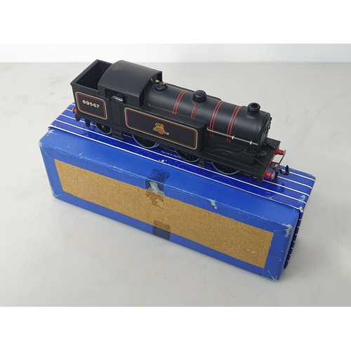 48 - A rare Hornby Dublo L17 0-6-2T Locomotive, unused with yellow insert super box. Locomotive shows no ... 