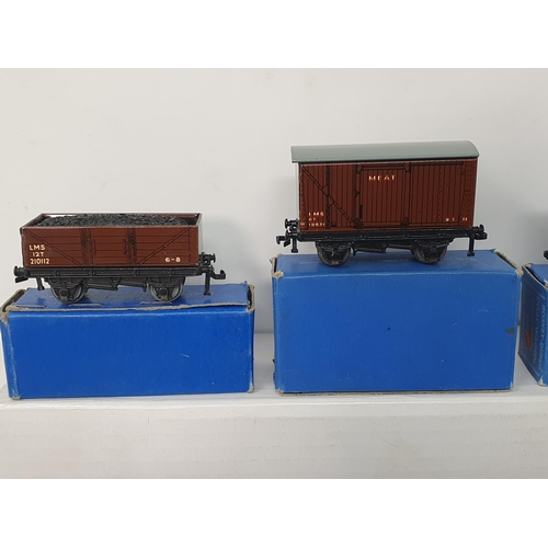 49 - Eight boxed Hornby Dublo Pre-nationalisation Wagons, mint, superb boxes. Comprising LNER 2x Horse Bo... 